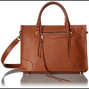 Rebecca Minkoff Regan Satchel- Almond Color